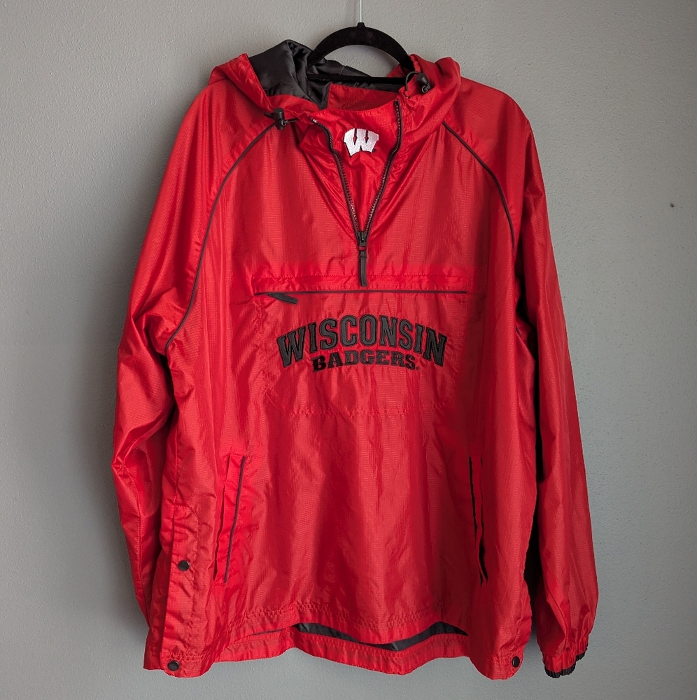 G3 sports by Carl Banks University, Wisconsin Badgers windbreaker jacket size XL